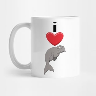 I Heart Dugongs Mug